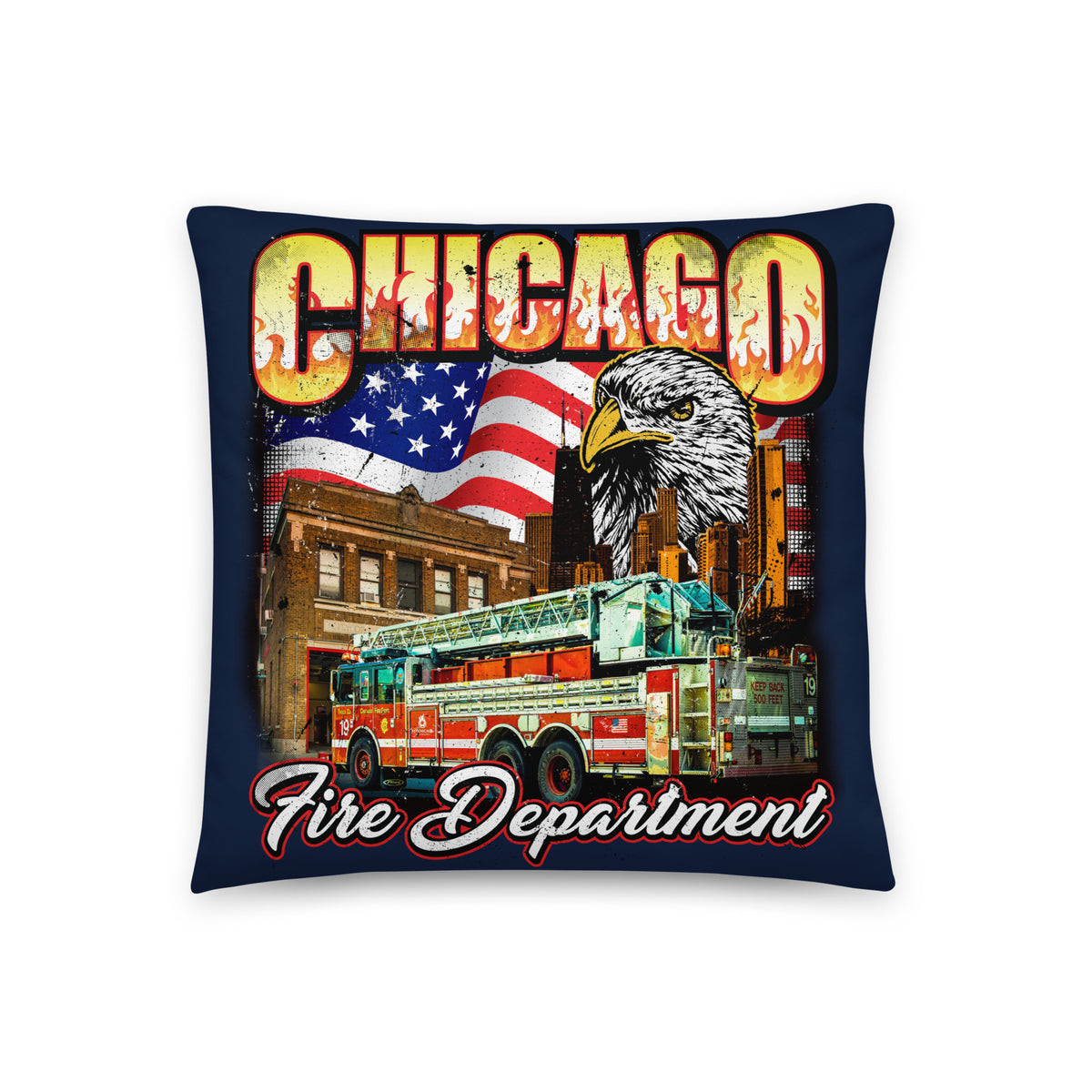 Chicago Fire Dept. - Basic-Kissen
