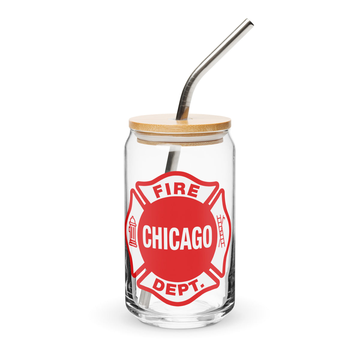 Chicago Fire Dept. Glas in Dosenform