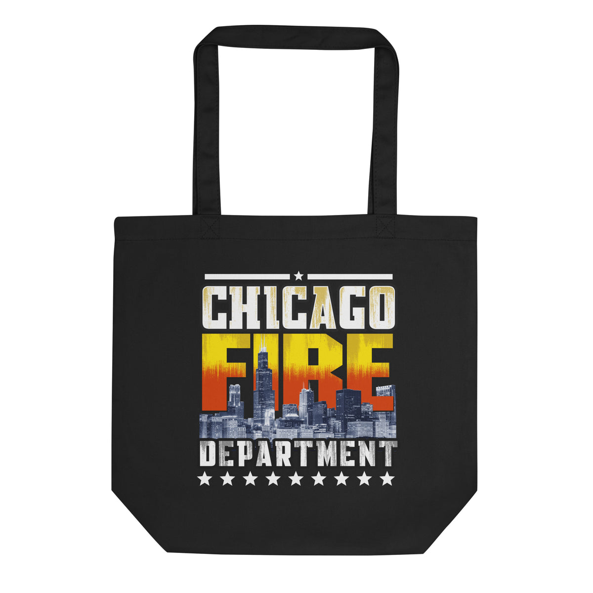 Chicago Fire Dept. - Bio-Stoffbeutel (Skyline Motiv)