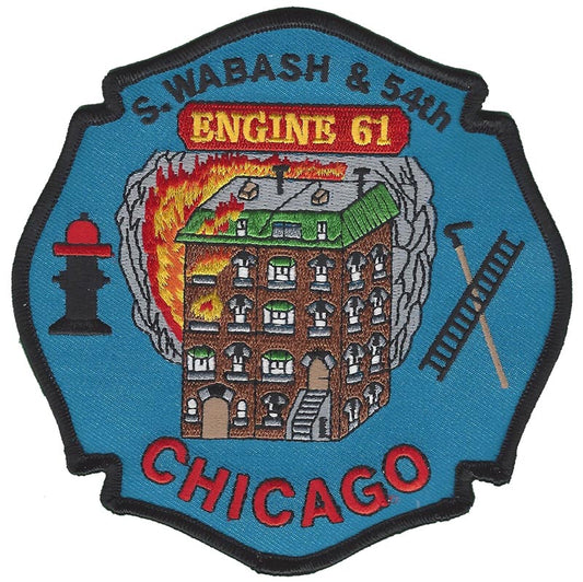 Chicago Fire Dept. -  Engine 61 - Patch/Aufnäher