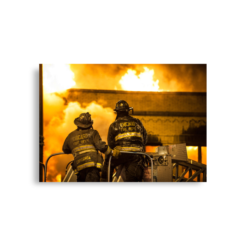 Chicago Fire Dept. - Fireifghter Poster (A1)