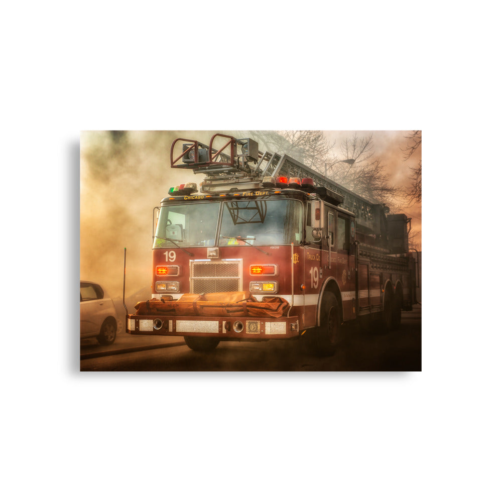 Chicago Fire Dept. - Truck 19 Poster (A1)