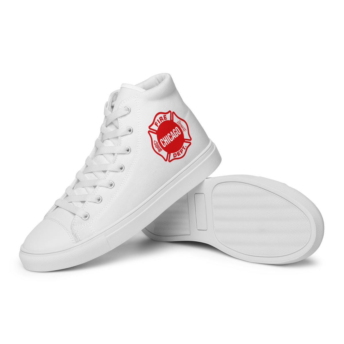 Chicago Fire Dept. - High-Top Leinenschuhe für Herren