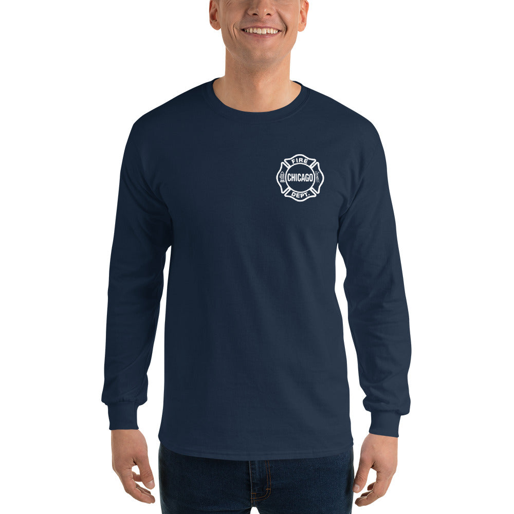 Chicago Fire Dept. - Longshirt mit Skyline Motiv