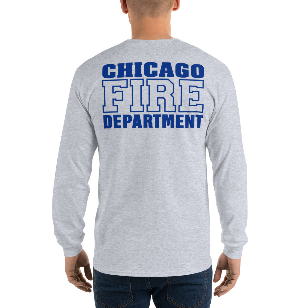 Chicago Fire Dept. - Longshirt in grau
