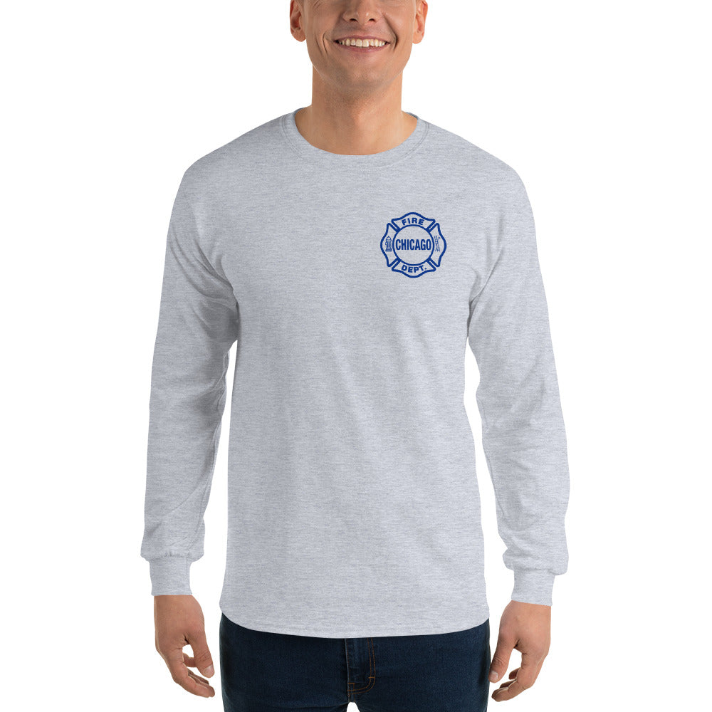 Chicago Fire Dept. - Longshirt in grau