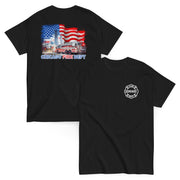 Chicago Fire Dept. - T-Shirt mit Truck 19 und Skyline Motiv
