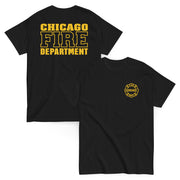 Chicago Fire Dept. T-Shirt (Logo/Schriftzug in gelb)