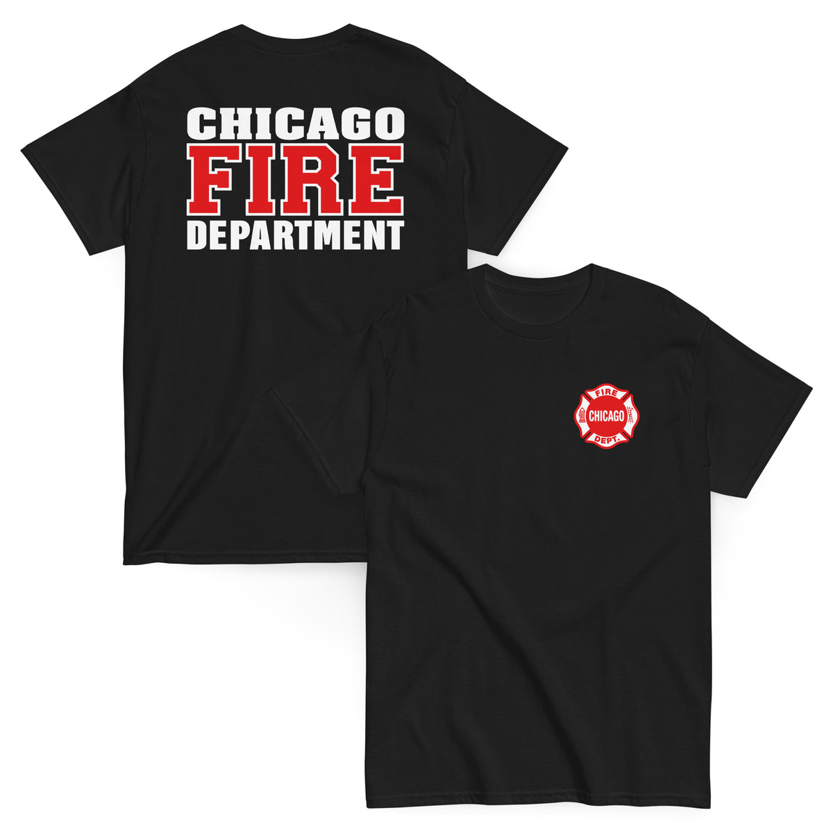 Chicago Fire Dept. - T-Shirt (Rot/Weiß Edition)