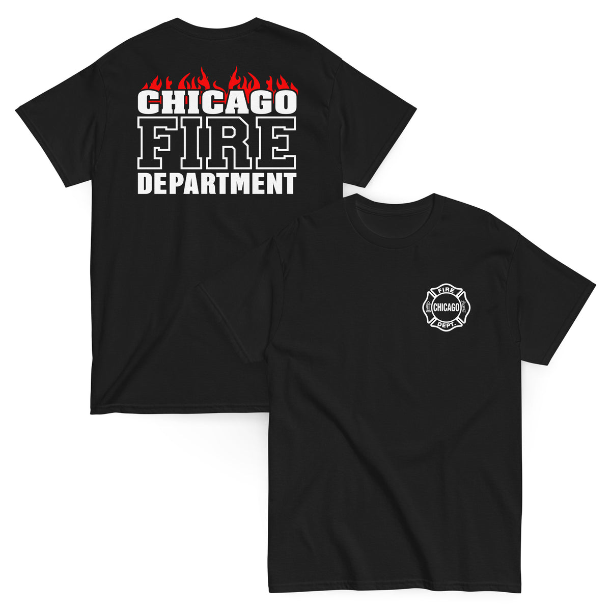 Chicago Fire Dept. - T-Shirt (Flammen Edition)