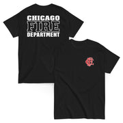 Chicago Fire Dept. - T-Shirt mit Logo und Schriftzug