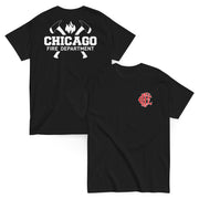 Chicago Fire Dept. - T-Shirt mit Axt-Logo und Schriftzug