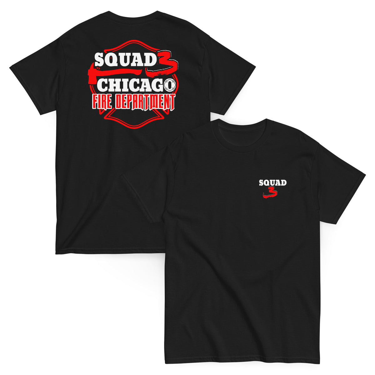 Chicago Fire Dept. - Squad 3 - T-Shirt (Version 2)
