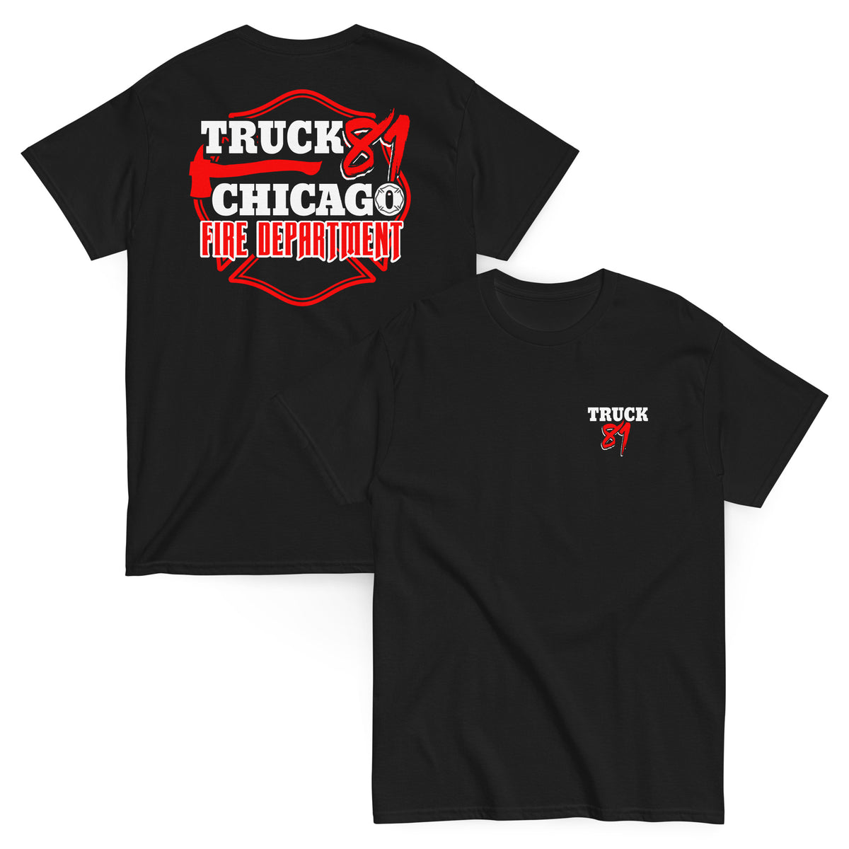 Chicago Fire Dept. - Truck 81 - T-Shirt (Vesion 2)