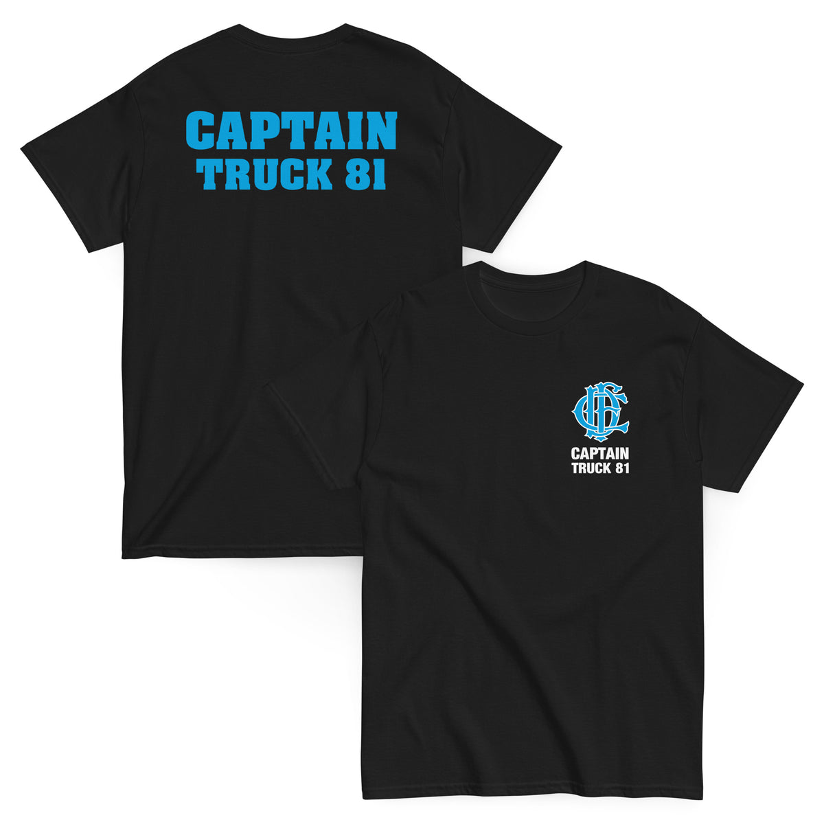 Chicago Fire Dept. - Captain Truck 81 T-Shirt