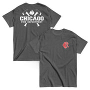 Chicago Fire Dept. - T-Shirt mit Axt-Logo und Schriftzug