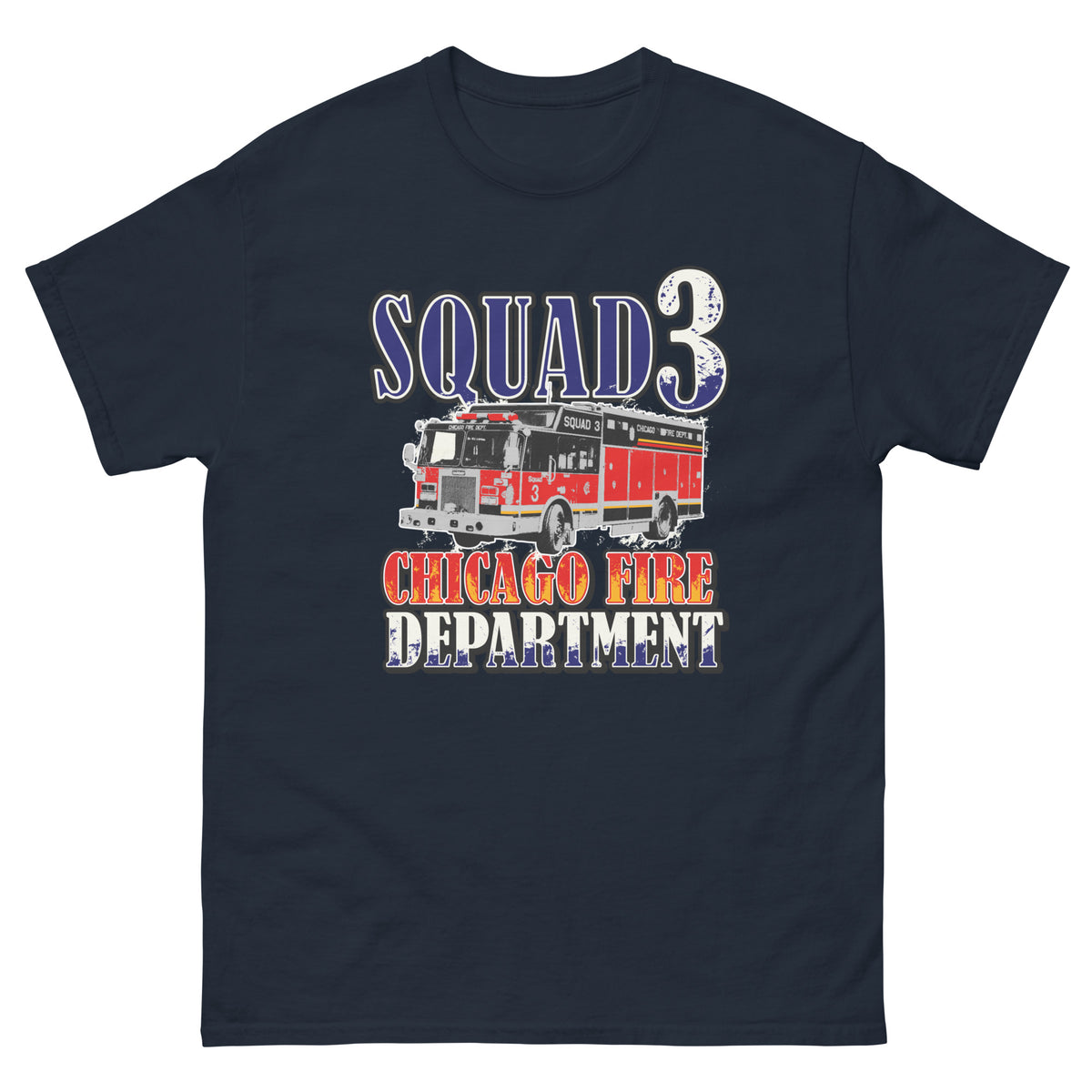 Chicago Fire Dept. - Squad 3 T-Shirt (Neue Version)
