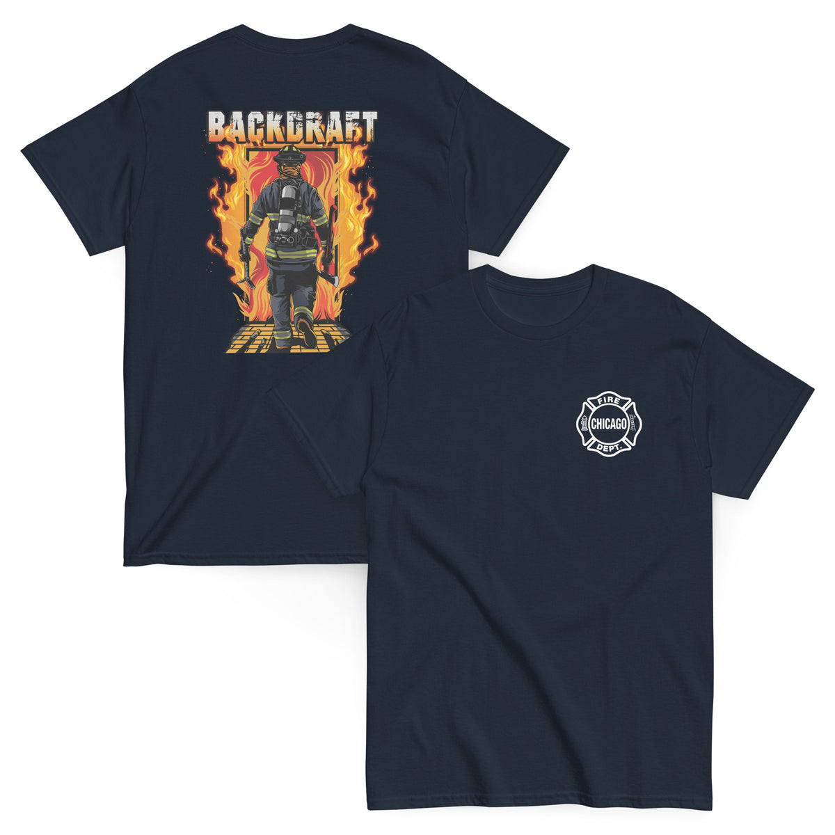 Chicago Fire Dept. - Backdraft T-Shirt