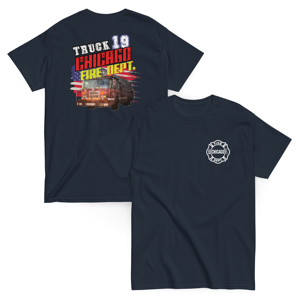 Chicago Fire Dept. - Truck 19 T-Shirt