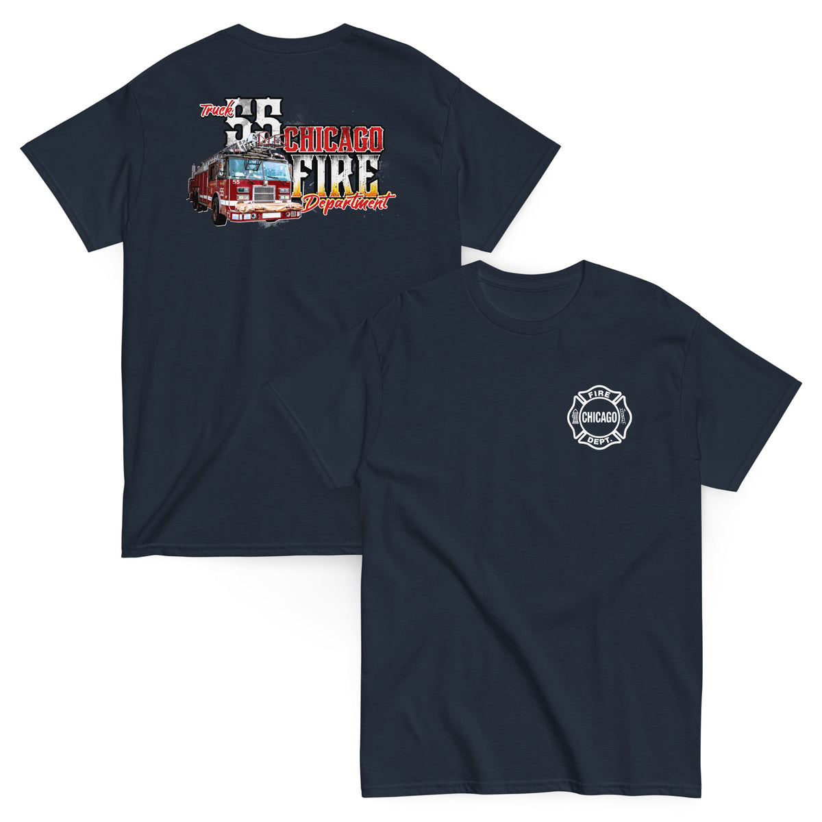 Chicago Fire Dept. - Truck 55 T-Shirt
