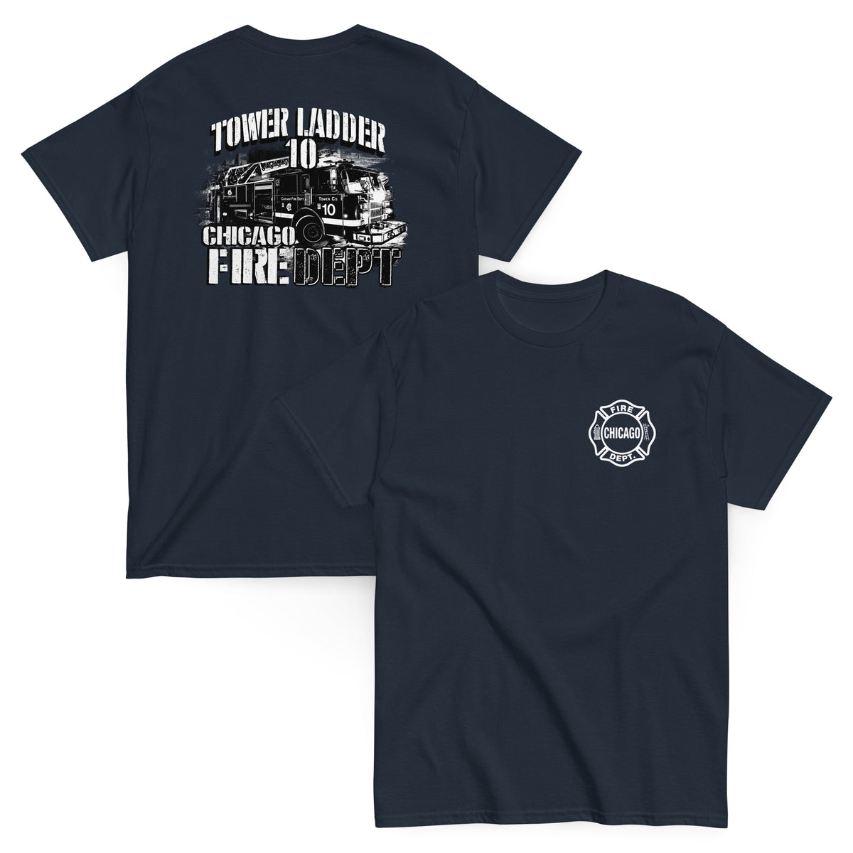Chicago Fire Dept. - Tower 10 T-Shirt