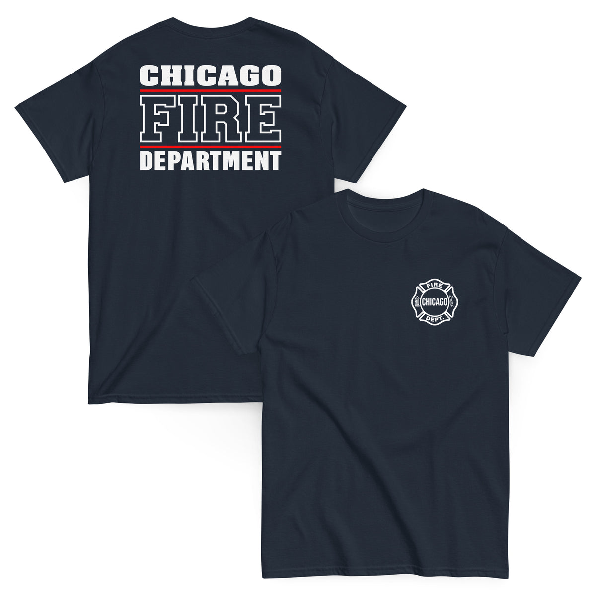 Chicago Fire Dept. - T-Shirt (Red Line)
