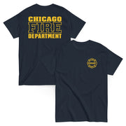 Chicago Fire Dept. T-Shirt (Logo/Schriftzug in gelb)