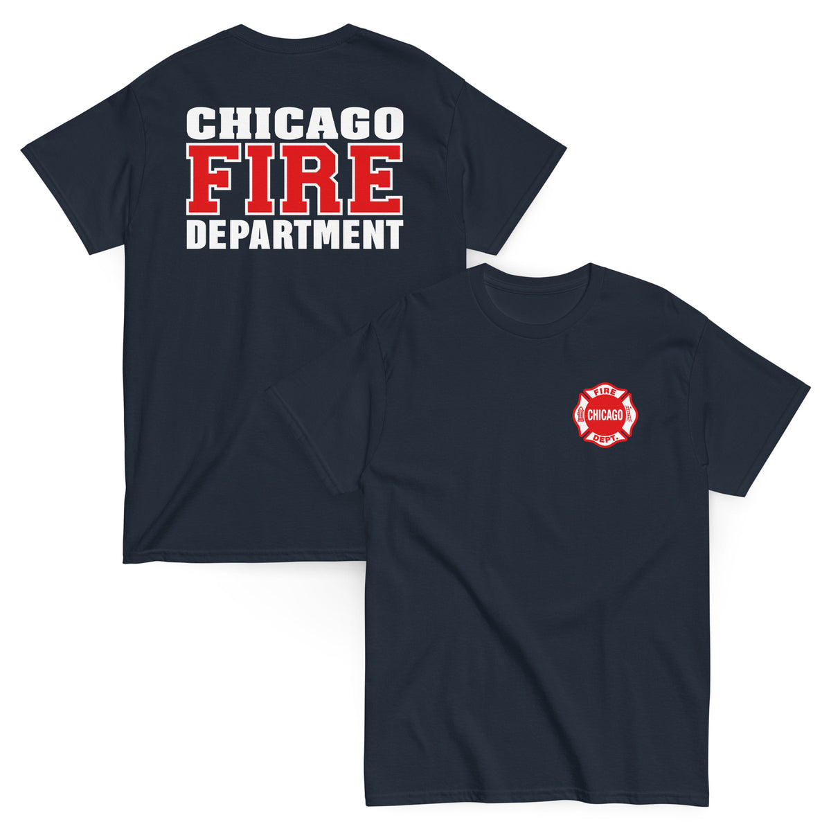 Chicago Fire Dept. - T-Shirt (Rot/Weiß Edition)