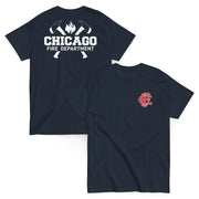 Chicago Fire Dept. - T-Shirt mit Axt-Logo und Schriftzug