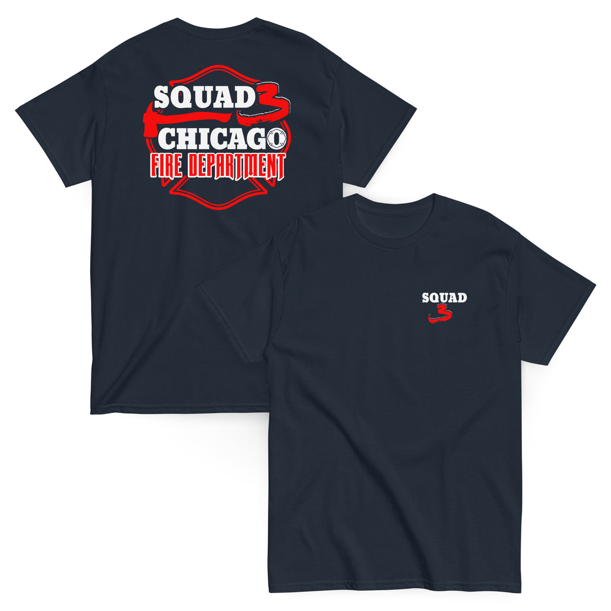 Chicago Fire Dept. - Squad 3 - T-Shirt (Version 2)