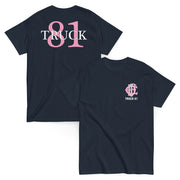 Chicago Fire Dept. - Truck 81 T-Shirt (Pink Edition)
