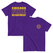 Chicago Fire Dept. T-Shirt (Logo/Schriftzug in gelb)