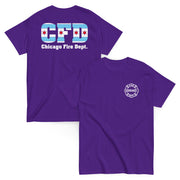 Chicago Fire Dept. - T-Shirt mit Chicago Flagge
