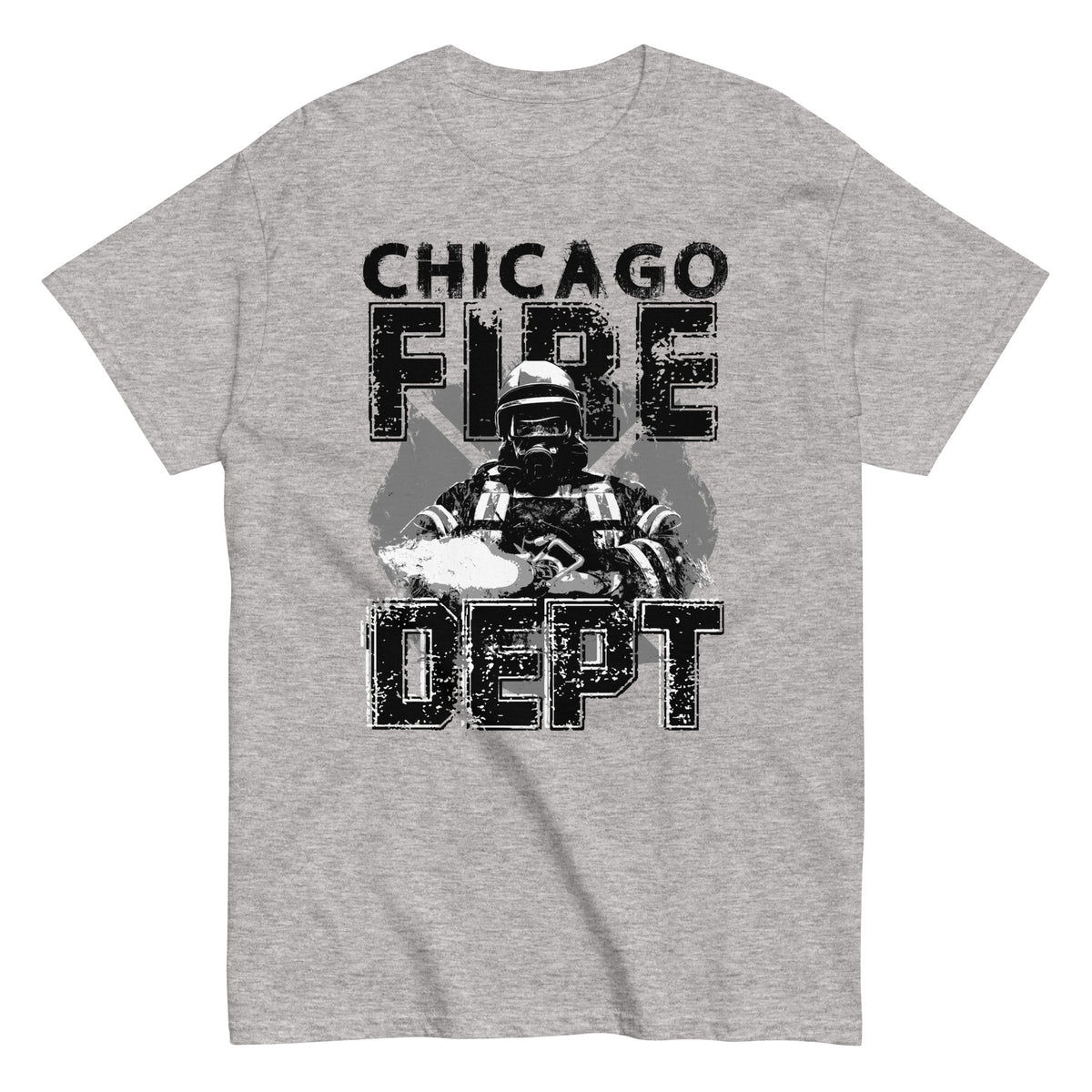 Chicago Fire Department - T-Shirt in grau