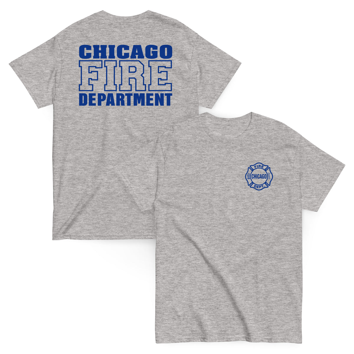 Chicago Fire Dept. - T-Shirt in grau