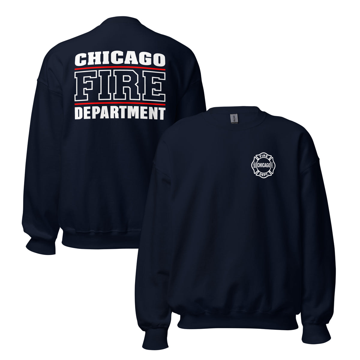 Chicago Fire Dept. - Sweatshirt (Red Line)