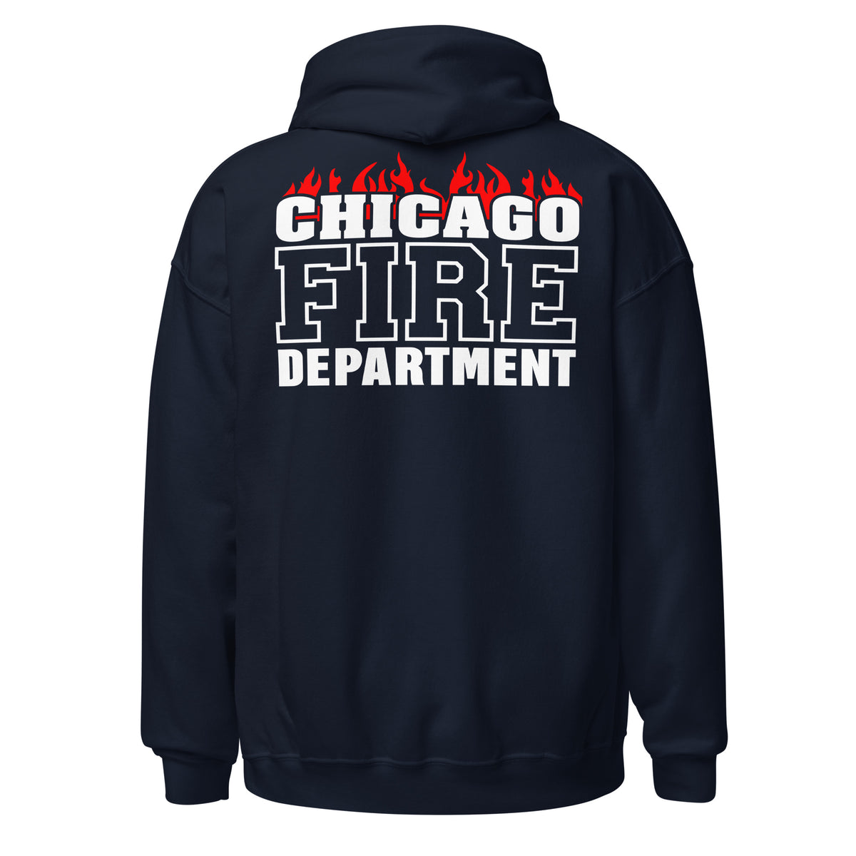 Chicago Fire Dept. - Pullover mit Kapuze (Flammen Edition)