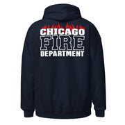 Chicago Fire Dept. - Pullover mit Kapuze (Flammen Edition)