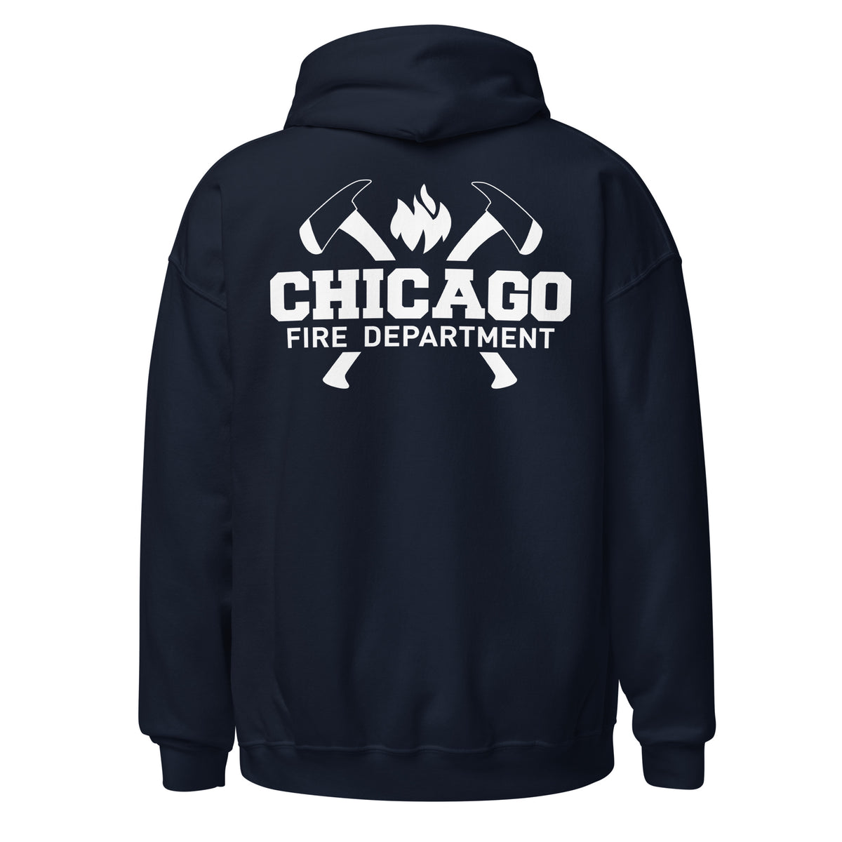 Chicago Fire Dept. - Pullover mit Kapuze (Axt Motiv)
