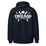 Chicago Fire Dept. - Pullover mit Kapuze (Axt Motiv)