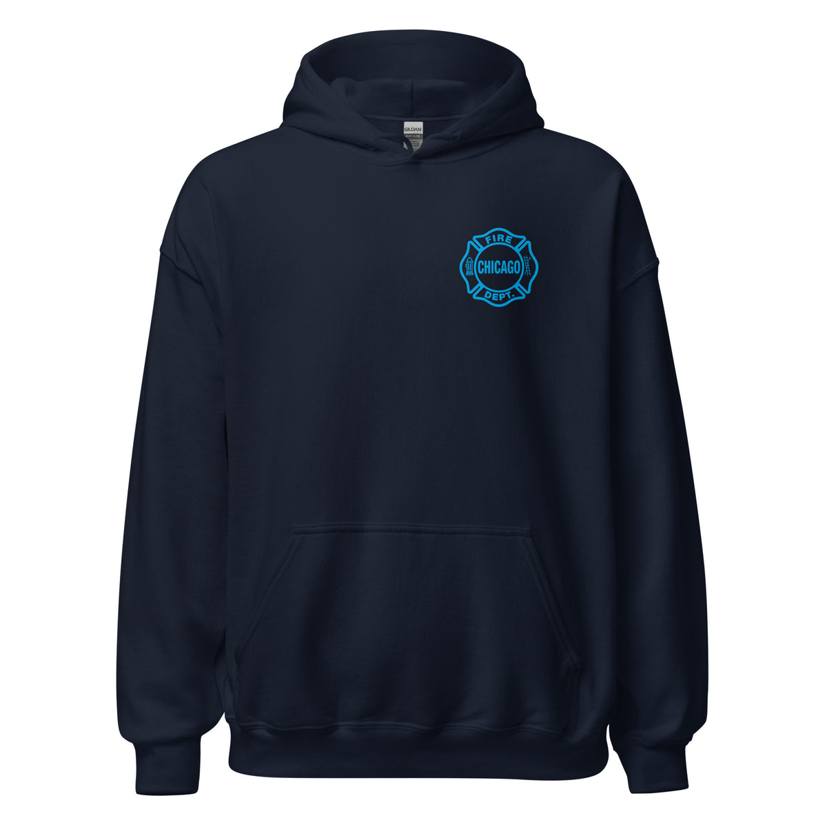 Chicago Fire Dept. - Pullover mit Kapuze (Blue Edition)