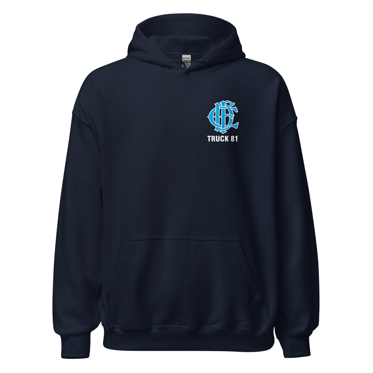 Chicago Fire Dept. - Truck 81 Pullover mit Kapuze (Blue Edition)