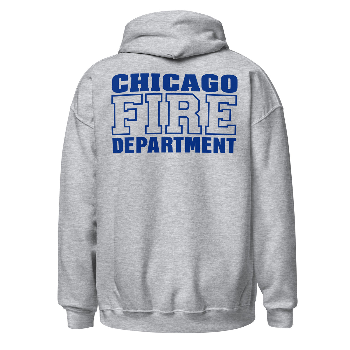Chicago Fire Dept. - Pullover mit Kapuze in grau