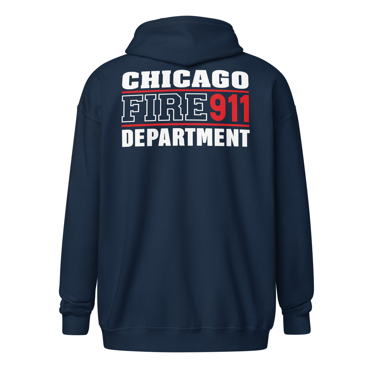 Chicago Fire Dept. - Sweatjacke mit Kapuze (911 Edition)
