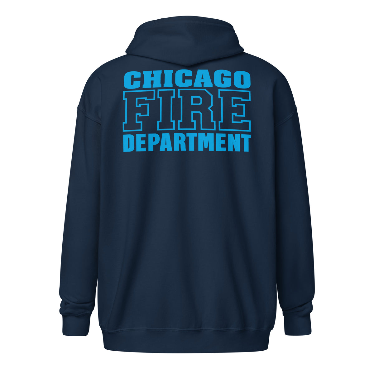 Chicago Fire Dept. - Sweatjacke mit Kapuze (Blue Edition)