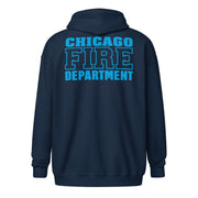 Chicago Fire Dept. - Sweatjacke mit Kapuze (Blue Edition)