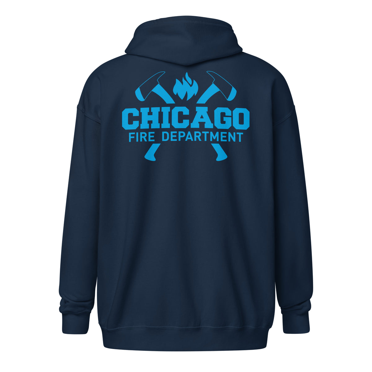 Chicago Fire Dept. - Sweatjacke mit Kapuze (Blue Edition)