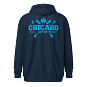 Chicago Fire Dept. - Sweatjacke mit Kapuze (Blue Edition)