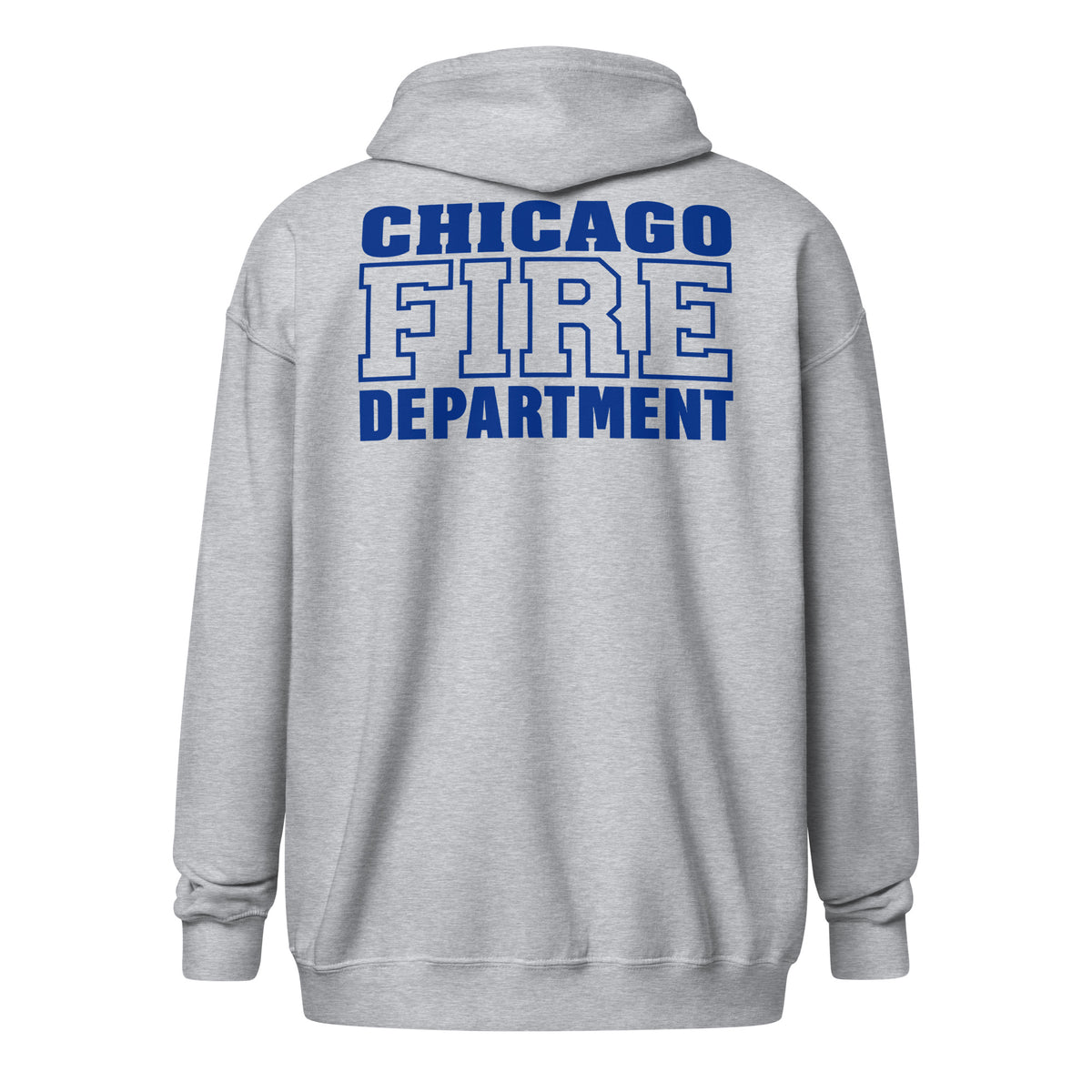 Chicago Fire Dept. - Sweatjacke mit Kapuze in grau