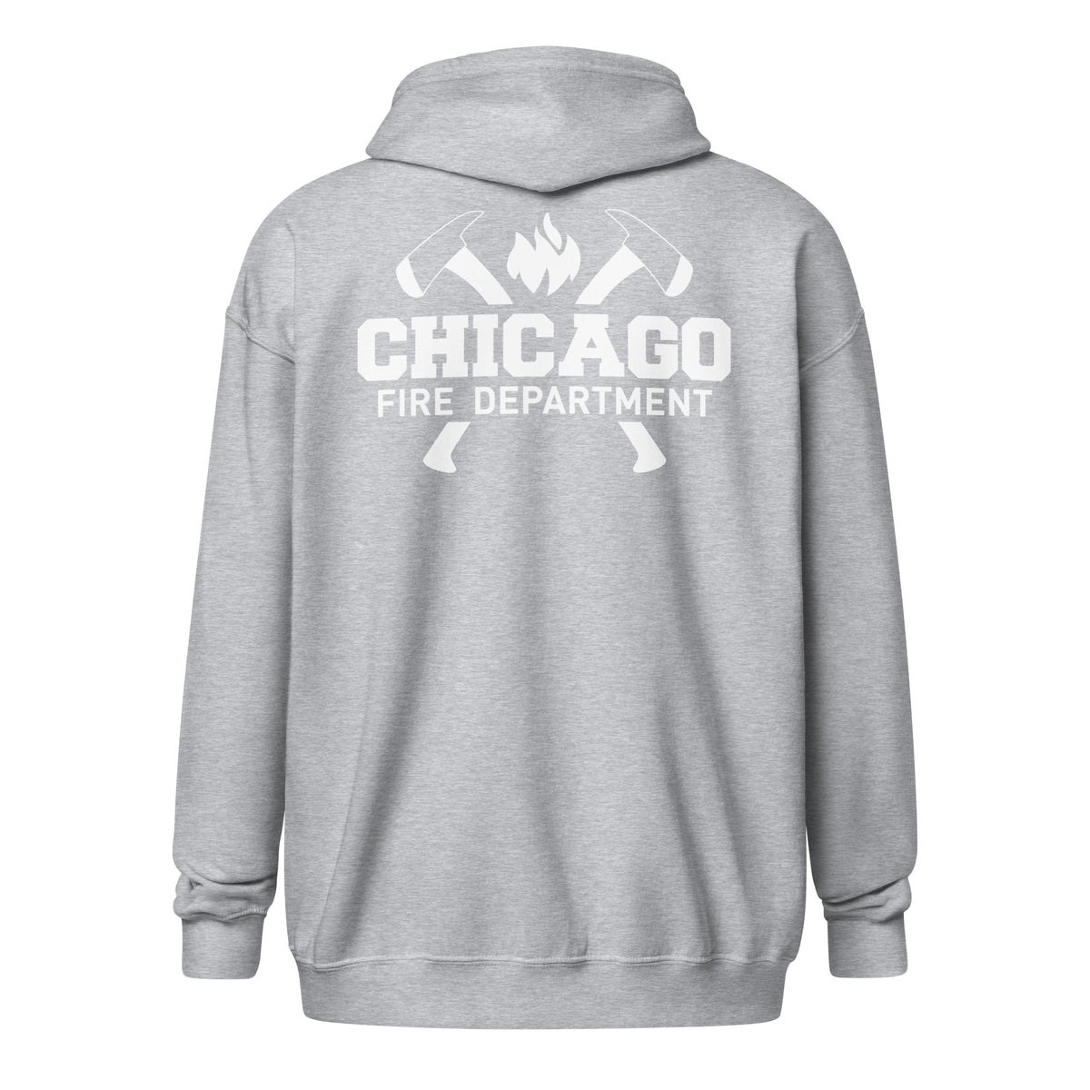 Chicago Fire Dept. - Sweatjacke mit Kapuze in grau